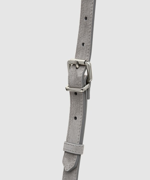 PROENZA SCHOULER(プロエンザ スクーラー)の「Suede PS1 Mini Crossbody Bag(ショルダーバッグ・レディース・グレー系その他/レッド系その他・OS)」の4枚目の写真