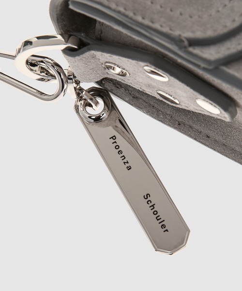 PROENZA SCHOULER(プロエンザ スクーラー)の「Suede PS1 Mini Crossbody Bag(ショルダーバッグ・レディース・グレー系その他/レッド系その他・OS)」の6枚目の写真