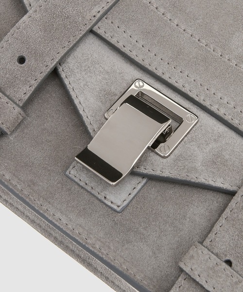 PROENZA SCHOULER(プロエンザ スクーラー)の「Suede PS1 Mini Crossbody Bag(ショルダーバッグ・レディース・グレー系その他/レッド系その他・OS)」の8枚目の写真