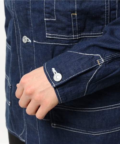 Denime（ドゥニーム）の「【JapanMade】BAND COLLAR COVERALL