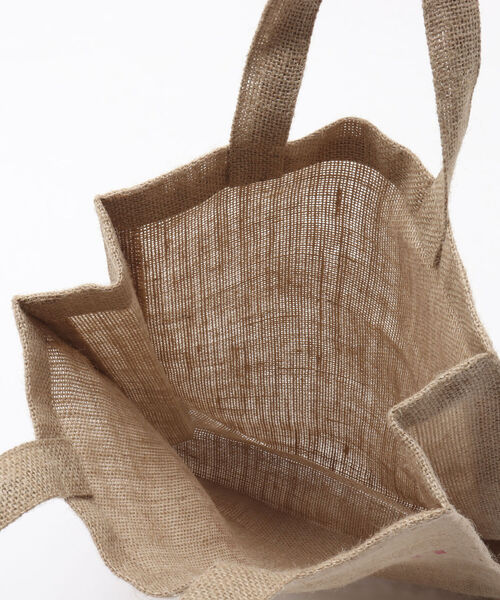 MAISON BENGAL(マイソンベンガル)の「【MAISON BENGAL/ メゾンベンガル】別注ジュートロゴミニトート(トートバッグ・レディース・パープル/ピンク/イエロー・FREE)」の22枚目の写真