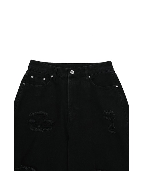 OY(オーワイ)の「『OY/オーワイ』CARPENTER BLACK JEANS/カーペンターブラックジーンズ デニムパンツ(デニムパンツ・メンズ・ブラック・M)」の2枚目の写真
