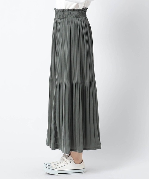 Grand PARK（グランドパーク）の「ヴィンテージサテンスカート（スカート・レディース・ブルー/カーキ/ワイン/キャメル/カーキ系/ネイビー・FREE）」の12枚目の写真