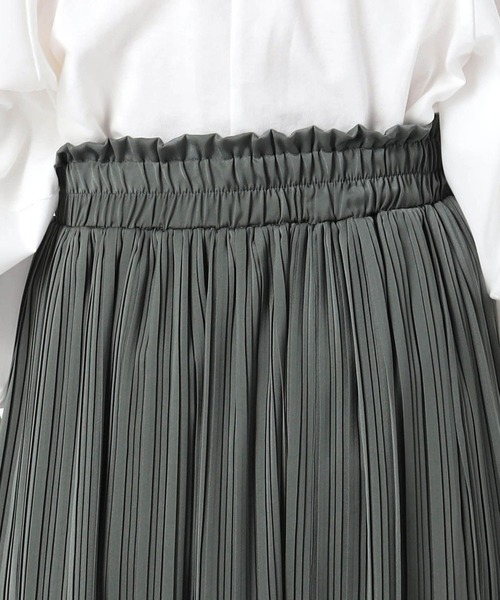 Grand PARK（グランドパーク）の「ヴィンテージサテンスカート（スカート・レディース・ブルー/カーキ/ワイン/キャメル/カーキ系/ネイビー・FREE）」の14枚目の写真