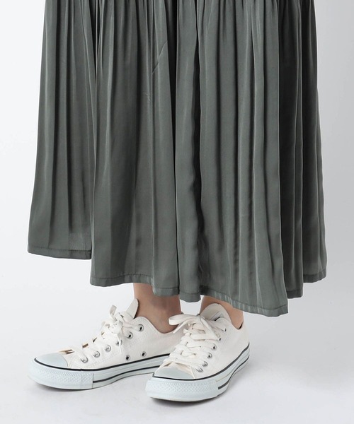 Grand PARK（グランドパーク）の「ヴィンテージサテンスカート（スカート・レディース・ブルー/カーキ/ワイン/キャメル/カーキ系/ネイビー・FREE）」の15枚目の写真