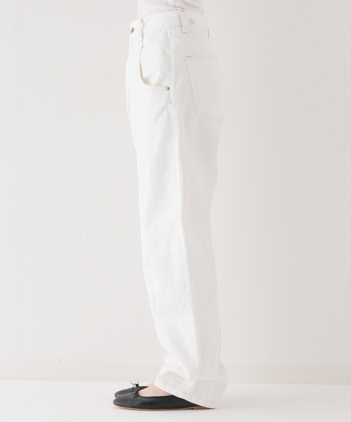 SLOBE citron.（スローブシトロン）の「SLOBE citron.カーブデニム（デニムパンツ・レディース・アイボリー・36/38）」の18枚目の写真