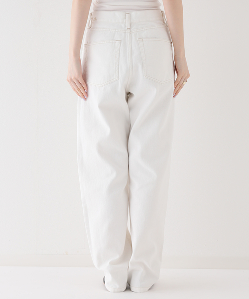 SLOBE citron.（スローブシトロン）の「SLOBE citron.カーブデニム（デニムパンツ・レディース・アイボリー・36/38）」の19枚目の写真