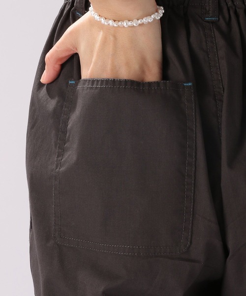 niko and...（ニコアンド）の「【Chill Pants】ドライチルイージーミリパンツ（カーゴパンツ・レディース・ブラック/ベージュ/カーキ/サックスブルー/パープル/サーモンピンク・FREE）」の7枚目の写真