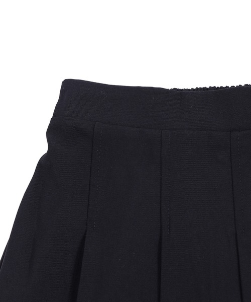 Figments（フィグメンツ）の「プリーツミドルスカート（スカート・レディース・ブラック/オフホワイト・FREE）」の3枚目の写真