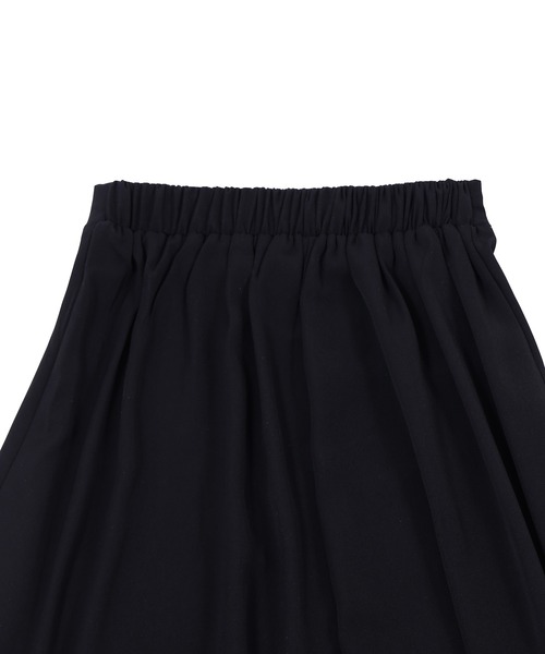 Figments（フィグメンツ）の「プリーツミドルスカート（スカート・レディース・ブラック/オフホワイト・FREE）」の7枚目の写真