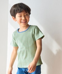 ROPE' PICNIC（ロペピクニック）の「【KIDS】リンクコーデ/マルチボーダーリンガーTシャツ（Tシャツ/カットソー・キッズ）」
