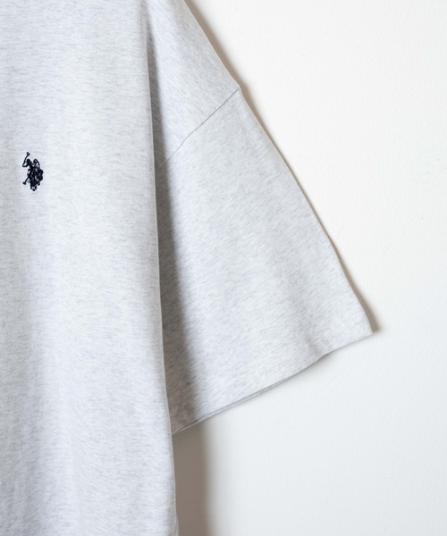 U.S. POLO ASSN.（ユーエスポロアッスン）の「∴WEGO/【26春夏/待望の再入荷！】U.S. POLO ASSN.別注ヘビーウエイトBIGTシャツ（Tシャツ/カットソー・メンズ・ブラック/ネイビー/ホワイト/グレー系その他/その他2/その他1/ホワイト系その他5/グレー・LARGE/MEDIUM/X-LARGE）」の11枚目の写真