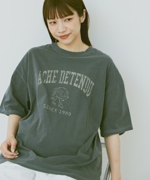 flaner | Loose pigment wolf tee/ルーズピグメントウルフT(Tシャツ/カットソー)
