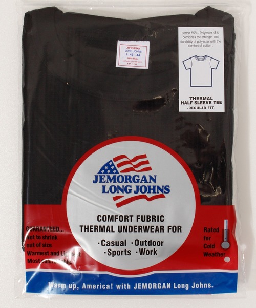 JEMORGAN(ジェーイーモーガン)の「【JEMORGAN / ジェーイーモーガン】サーマルクルーネック半袖Tシャツ(Tシャツ/カットソー・メンズ・ホワイト/ブラック/ナチュラル/杢グレー/カーキ/ネイビー・L/XL/M/S)」の12枚目の写真