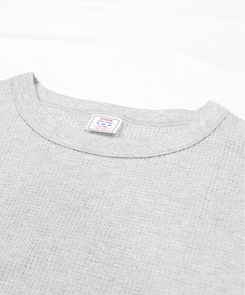 JEMORGAN(ジェーイーモーガン)の「【JEMORGAN / ジェーイーモーガン】サーマルクルーネック半袖Tシャツ(Tシャツ/カットソー・メンズ・ホワイト/ブラック/ナチュラル/杢グレー/カーキ/ネイビー・L/XL/M/S)」の18枚目の写真