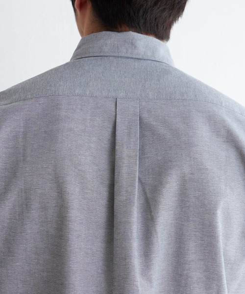 ikka（イッカ）の「７ブブロッキングキリカエシャツ（シャツ/ブラウス・メンズ・ホワイト/ネイビー/グレー・M/L/XL/S）」の10枚目の写真