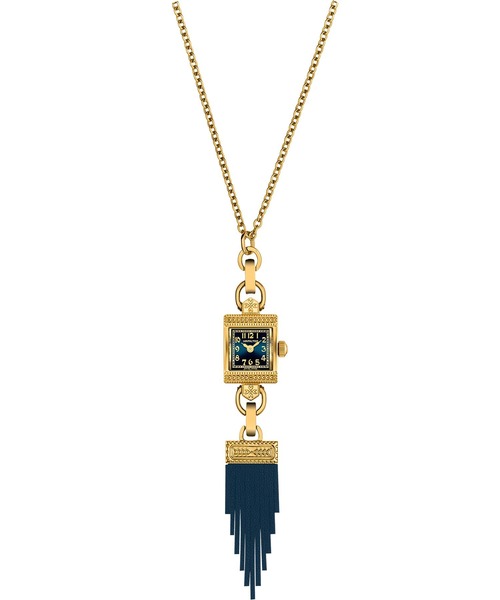 HAMILTON [ハミルトン] 腕時計 Lady Hamilton （レディハミルトン） Necklace クオーツ 19MM マザーオブパール/グリーン/ブルー×ローズゴールド/シルバー/イエローゴールド（アナログ腕時計）｜HAMILTON（ハミルトン）