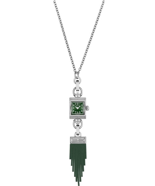 HAMILTON（ハミルトン）の「HAMILTON [ハミルトン] 腕時計 Lady Hamilton （レディハミルトン） Necklace クオーツ 19MM マザーオブパール/グリーン/ブルー×ローズゴールド/シルバー/イエローゴールド（アナログ腕時計・レディース・ホワイト/グリーン/ブルー・FREE）」の2枚目の写真