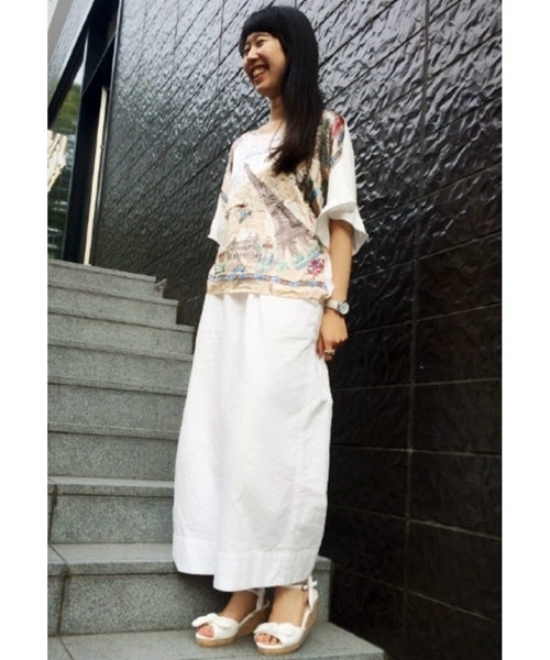 LE TALON（ルタロン）の「◇7CMリボンウエッジサンダル（サンダル・レディース・ピンク/イエロー/ホワイト/ネイビー・37.5/35.5/38/36.5）」の17枚目の写真