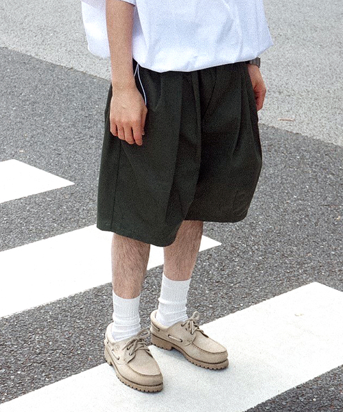 is-ness(イズネス)の「【is-ness / イズネス】BALLOON EZ SHORT PANTS(その他パンツ・メンズ・ネイビー/カーキ・FREE)」の2枚目の写真