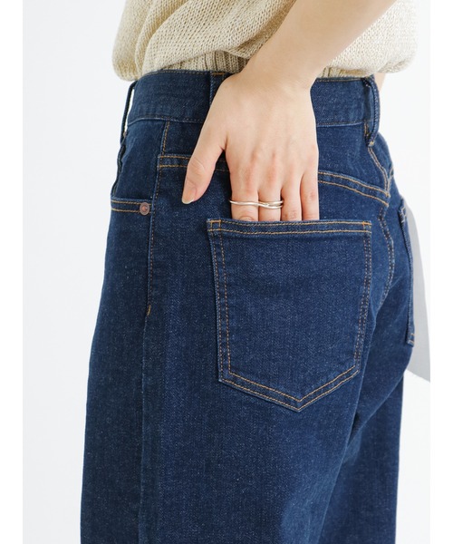 Te chichi(テチチ)の「ワイドデニムパンツ(デニムパンツ・レディース・ブルー/サックスブルー・M/S)」の19枚目の写真