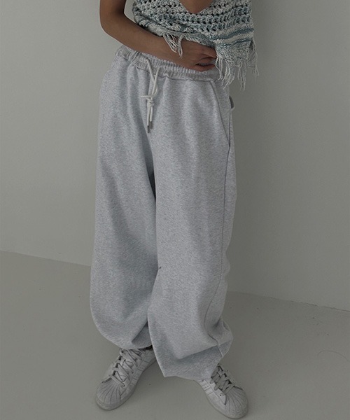 ASCLO(エジュクロ)の「ASCLO Pleddy Mentis Side A Jogger Pants(スウェットパンツ・メンズ・ホワイト系その他/ブラック/グレー・FREE)」の2枚目の写真