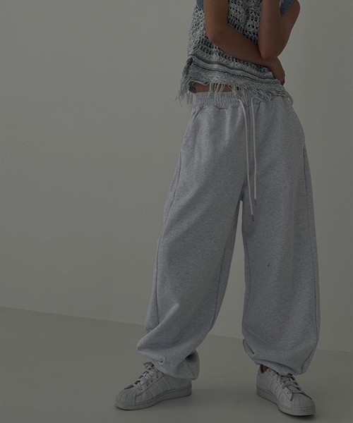 ASCLO(エジュクロ)の「ASCLO Pleddy Mentis Side A Jogger Pants(スウェットパンツ・メンズ・ホワイト系その他/ブラック/グレー・FREE)」の14枚目の写真