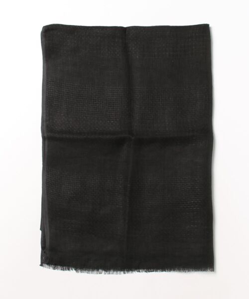 チャイハネ（チャイハネ）の「【チャイハネ】リネーシャストール（ストール/ショール・レディース・ホワイト/ブラウン/カーキ/ブラック・FREE）」の12枚目の写真