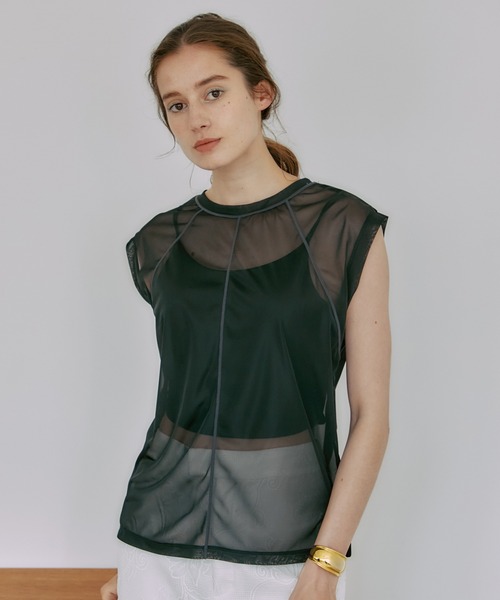 PUBLIC TOKYO（パブリックトウキョウ）の「【高知県産】バックオープンブラトップ/バックストリングキャミソール/カップイン（キャミソール・レディース・ホワイト/ブラック・FREE）」の16枚目の写真