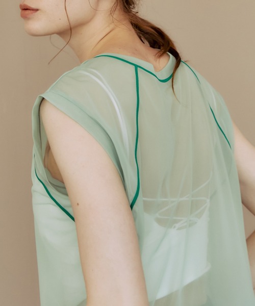 PUBLIC TOKYO（パブリックトウキョウ）の「【高知県産】バックオープンブラトップ/バックストリングキャミソール/カップイン（キャミソール・レディース・ホワイト/ブラック・FREE）」の5枚目の写真