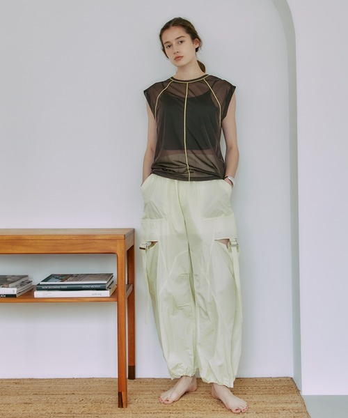 PUBLIC TOKYO（パブリックトウキョウ）の「【高知県産】バックオープンブラトップ/バックストリングキャミソール/カップイン（キャミソール・レディース・ホワイト/ブラック・FREE）」の11枚目の写真