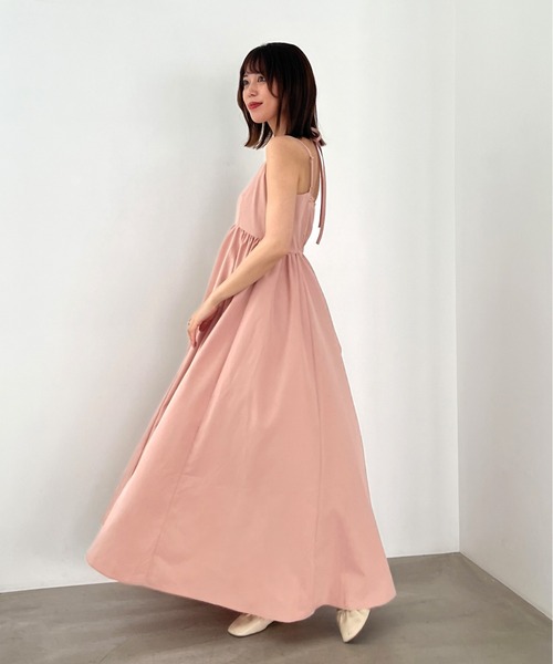 Olu.(オルドット)の「【made by Olu.】3wayボリュームキャミソールワンピース(ワンピース・レディース・ピンク/ブラック/クリーム・FREE)」の11枚目の写真
