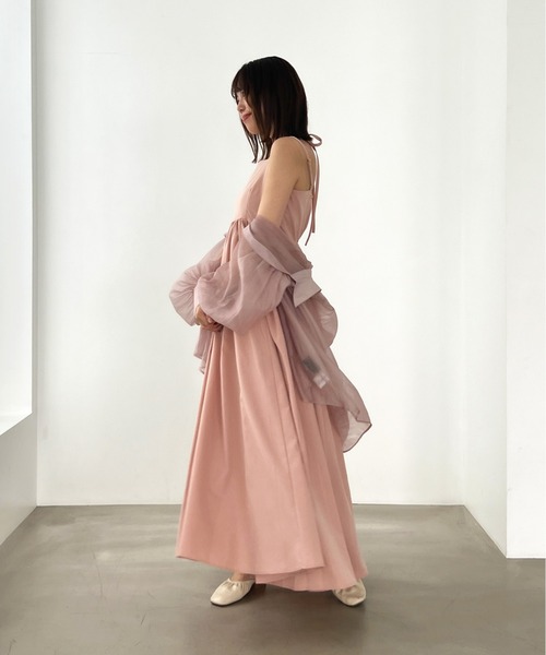 Olu.(オルドット)の「【made by Olu.】3wayボリュームキャミソールワンピース(ワンピース・レディース・ピンク/ブラック/クリーム・FREE)」の15枚目の写真
