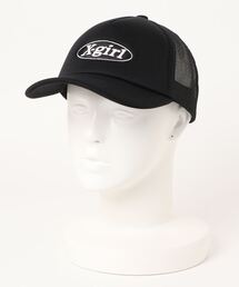 X-girl | 【X-girl /エックスガール】OVAL LOGO TRUCKER CAP(キャップ)