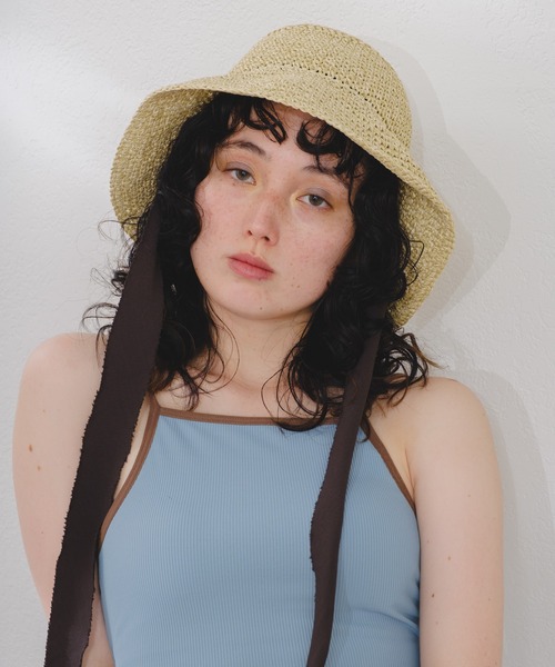 Kastane（カスタネ）の「紐付きHAT（ハット・レディース・ライトグレー/ベージュ・FREE）」の15枚目の写真