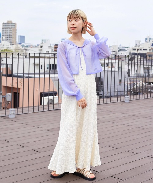 w closet（ダブルクローゼット）の「シアーセーラーカラー