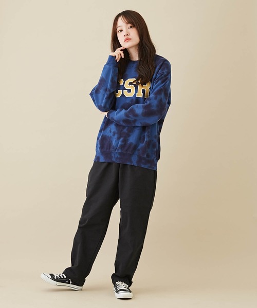 CUBE SUGAR(キューブシュガー)の「無地ピーチツイルワークパンツ(その他パンツ・レディース・ホワイト/ブラック/ベージュ/パープル/カーキ/ピンク・M)」の16枚目の写真