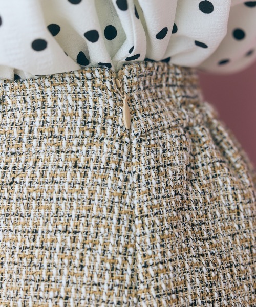 marun（マルン）の「＜大きいサイズ＞ ツイードラップスカート見えショートパンツ marun（その他パンツ・レディース・ブラック/ベージュ・3L/4L/L/LL/5L）」の20枚目の写真