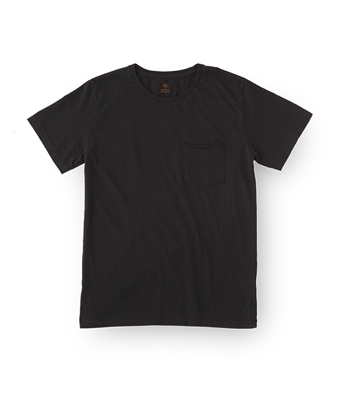 DAILY STANDARD by SANDINISTA(デイリースタンダードバイサンディニスタ)の「Cadet C/N Pocket Tee / クルーネックポケットTシャツ(Tシャツ/カットソー・メンズ・ホワイト/ネイビー/ブラック/ヘザーグレー/チャコールグレー・LARGE/X-SMALL/X-LARGE/SMALL/MEDIUM)」の7枚目の写真