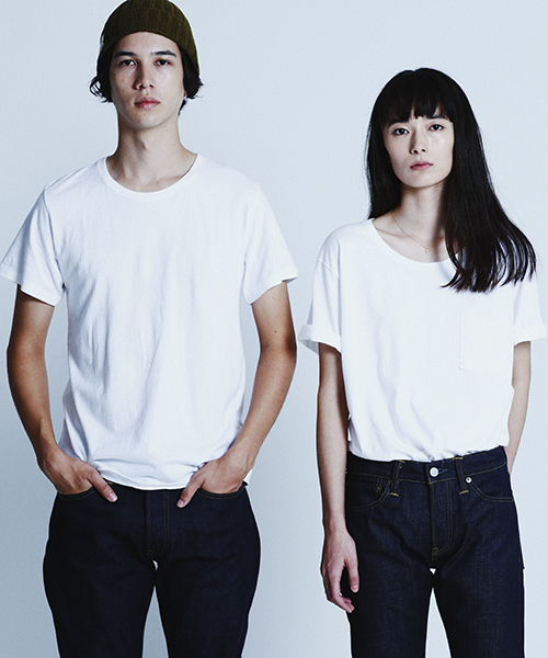 DAILY STANDARD by SANDINISTA(デイリースタンダードバイサンディニスタ)の「Cadet C/N Pocket Tee / クルーネックポケットTシャツ(Tシャツ/カットソー・メンズ・ホワイト/ネイビー/ブラック/ヘザーグレー/チャコールグレー・LARGE/X-SMALL/X-LARGE/SMALL/MEDIUM)」の10枚目の写真