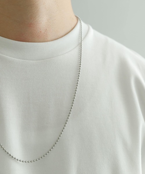 URBAN RESEARCH(アーバンリサーチ)の「URBAN RESEARCH iD ボールチェーンネックレス/SUS316L(ネックレス・メンズ・シルバー・FREE)」の6枚目の写真