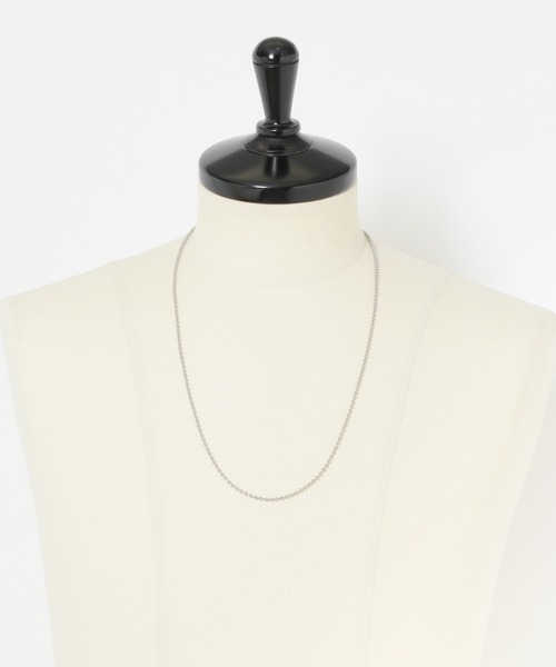 URBAN RESEARCH(アーバンリサーチ)の「URBAN RESEARCH iD ボールチェーンネックレス/SUS316L(ネックレス・メンズ・シルバー・FREE)」の2枚目の写真