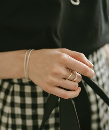 Ops.（オプス）の「シルバー925 リング 【gaviota-bulky-ring ガビオタ・バルキーリング】重ね付け 金属アレルギー対応（リング）」