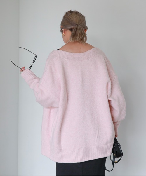 feepur（フェピュール）の「ニットカーディガン（カーディガン/ボレロ・レディース・ベージュ・MEDIUM）」の6枚目の写真