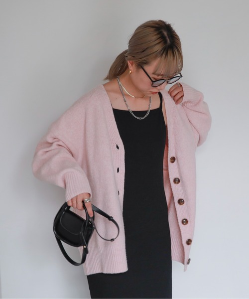 feepur（フェピュール）の「ニットカーディガン（カーディガン/ボレロ・レディース・ベージュ・MEDIUM）」の8枚目の写真