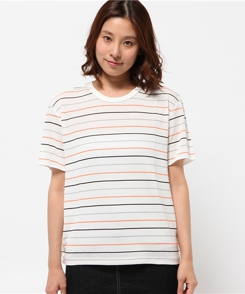 OUTLET(アウトレット)の「【Kastane】プリントボーダーT(Tシャツ/カットソー・レディース・その他1・FREE)」の2枚目の写真