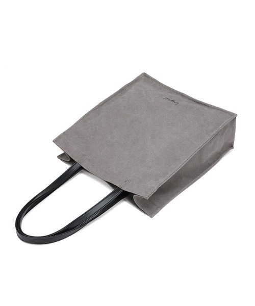 Ungrid(アングリッド)の「【Ungrid/アングリッド】ウォッシュド コットンキャンバス ラージトートバッグ(トートバッグ・レディース・アイボリー/カーキ/ベージュ系その他/グレー/ブラック・FREE)」の14枚目の写真