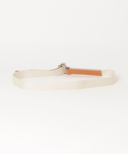 NANO universe（ナノユニバース）の「TAMANIWA/別注 NY logo BELT（ベルト・メンズ・ホワイト/ネイビー/ブラック・FREE）」の15枚目の写真