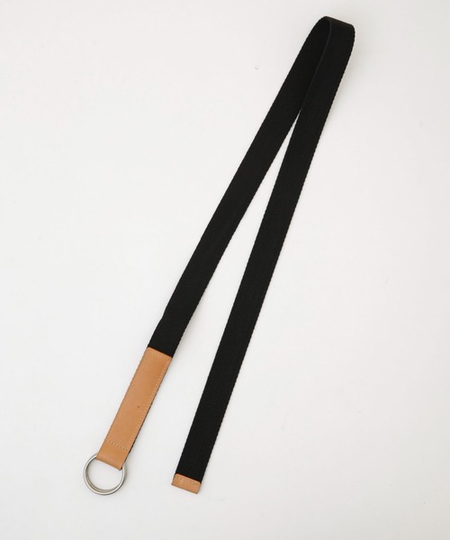 NANO universe（ナノユニバース）の「TAMANIWA/別注 NY logo BELT（ベルト・メンズ・ホワイト/ネイビー/ブラック・FREE）」の13枚目の写真