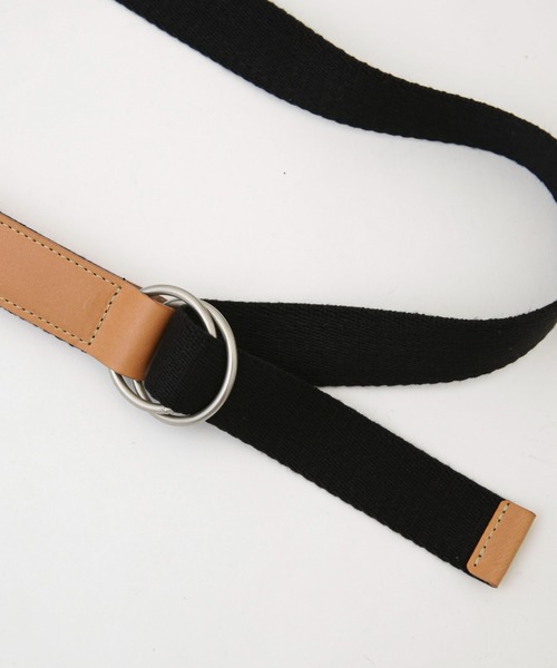 NANO universe（ナノユニバース）の「TAMANIWA/別注 NY logo BELT（ベルト・メンズ・ホワイト/ネイビー/ブラック・FREE）」の14枚目の写真